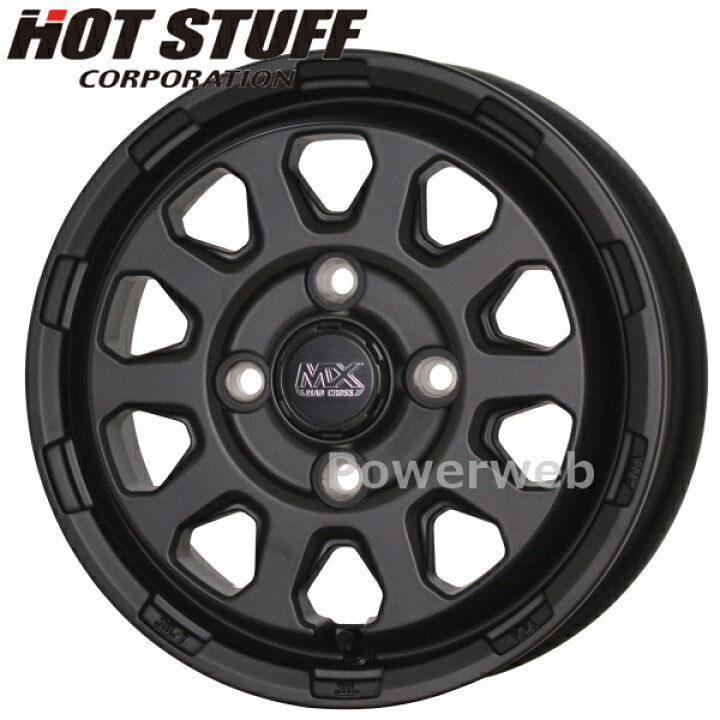 楽天市場】[ホイール1本(単品)] MAD CROSS RANGER 12インチ×4.00B PCD 