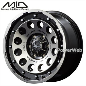 [zC[̂ݒPi4{Zbg] MID NITRO POWER H12 SHOTGUN 17C`×8.0J PCDF139.7 F6 CZbgF20 ubNNA/}VjO