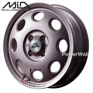 [�z�C�[���̂ݒP�i4�{�Z�b�g] MID 299 MOSH MANEKI 15�C���`×4.5J PCD�F100 �����F4 �C���Z�b�g�F45 ����