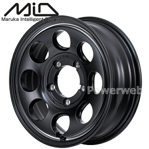 [�z�C�[���̂ݒP�i4�{�Z�b�g] MID GARCIA Palm8 16�C���`×5.5J PCD�F139.7 �����F5 �C���Z�b�g�F20 �Z�~�O���X�u���b�N/���@�[���C�|���b�V��