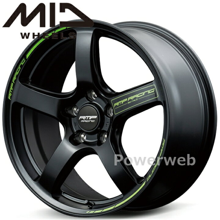 楽天市場】[ホイールのみ単品4本セット] MID RMP Racing R50 TypeS 17 