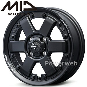 [zC[1{(Pi)] MID NITRO POWER M6 CARBINE 14C`×4.5J PCDF100 F4 CZbgF45 KubN