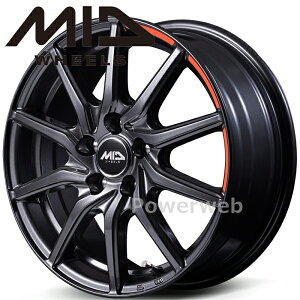 [zC[̂ݒPi4{Zbg] MID WHEELS RX810 ACTIVE BLACK 15C`×6.0J PCDF114.3 F5 CZbgF52 ANeBuubN (ANeBu ubN)