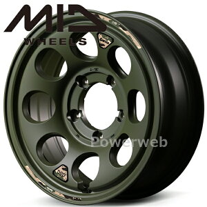 [zC[̂ݒPi4{Zbg] MID WHEELS×DOD EV 16C`×6.0J PCDF139.7 F5 CZbgF-5 Z~OXODO[