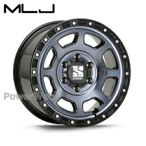 [�z�C�[���̂ݒP�i4�{�Z�b�g] MLJ XTREME-J XJ07 17�C���`×8.0J PCD�F139.7 �����F6 �C���Z�b�g�F20 �O���X�u���b�N/�}�V���C���f�B�S