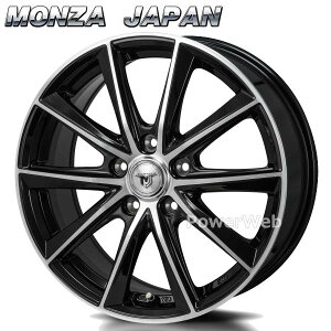 [ホイール1本(単品)] MONZA JAPAN JP STYLE MJ01 18インチ×7.5J PCD：114.3 穴数：5 インセット：53 ブラックメタリック/ポリッシュ