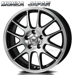 [zC[̂ݒPi4{Zbg] MONZA JAPAN JP STYLE MJ02 16C`×6.5J PCDF114.3 F5 CZbgF38 ubN^bN/|bV