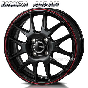 [zC[̂ݒPi4{Zbg] MONZA JAPAN JP STYLE JEFA 12C`×3.5J PCDF100 F4 CZbgF45 p[ubN/bhC