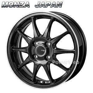 [zC[̂ݒPi4{Zbg] MONZA JAPAN JP STYLE R10 15C`×4.5J PCDF100 F4 CZbgF45 p[ubN/tWJbg|bV