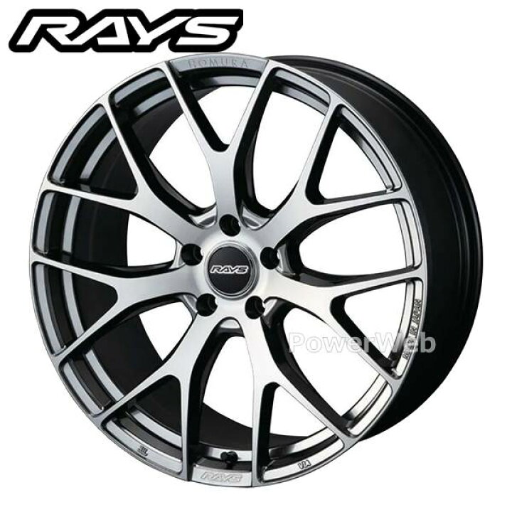 楽天市場】[ホイールのみ単品4本セット] RAYS HOMURA 2x7FT 19インチ 