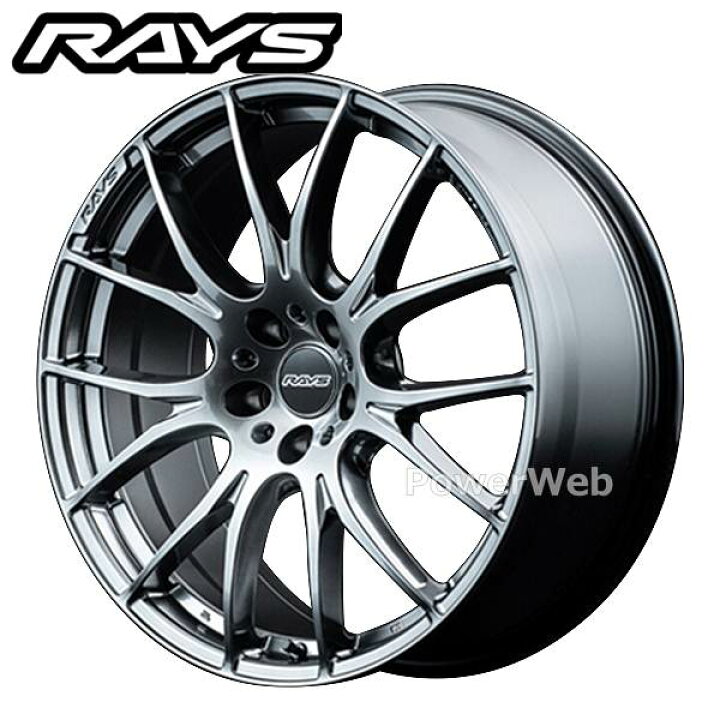 楽天市場】[ホイールのみ単品4本セット] RAYS HOMURA 2x7 19インチ×8.5 