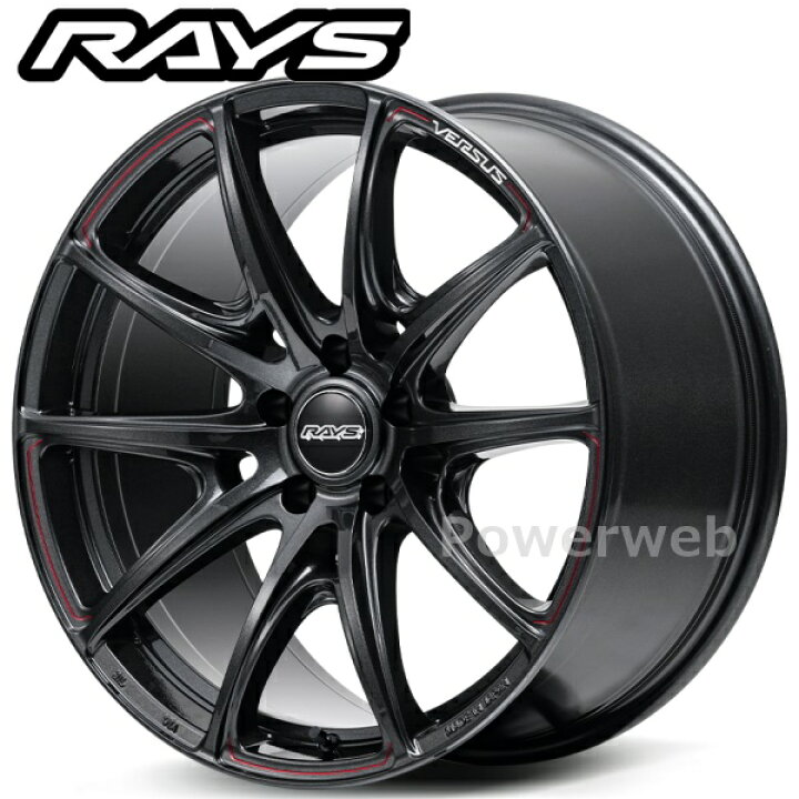 楽天市場】[ホイール1本(単品)] RAYS VERSUS VV25R 19インチ×8.5J PCD 