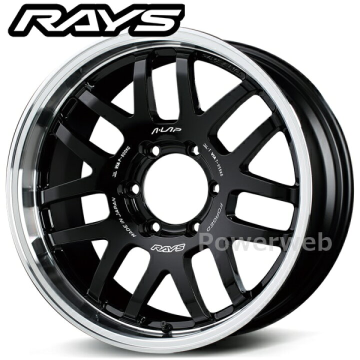 楽天市場】[ホイールのみ単品4本セット] RAYS A-LAP-07X 17インチ×8.0J 