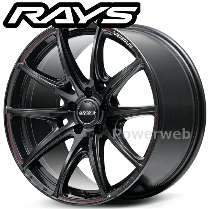 楽天市場】[ホイールのみ単品4本セット] RAYS VERSUS VV25R 20インチ 
