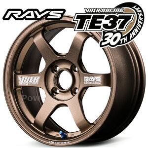 RAYS TE37 30���N���胂�f�� [�z�C�[���̂ݒP�i4�{�Z�b�g] VOLK RACING TE37 SONIC 30th MACHINING Ver. 15�C���`×5.5J PCD�F100 �����F4 �C���Z�b�g�F46 �u�����Y�A���}�C�g (BR) (���C�Y �{���N���[�V���O TE37 �\