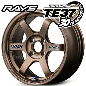 RAYS TE37 30���N���胂�f�� [�z�C�[��1�{(�P�i)] VOLK RACING TE37 SONIC 30th STICKER Ver. 15�C���`×6.0J PCD�F100 �����F4 �C���Z�b�g�F43 �u�����Y�A���}�C�g (BR) (���C�Y �{���N���[�V���O TE37 �\�j�b�N �X�e