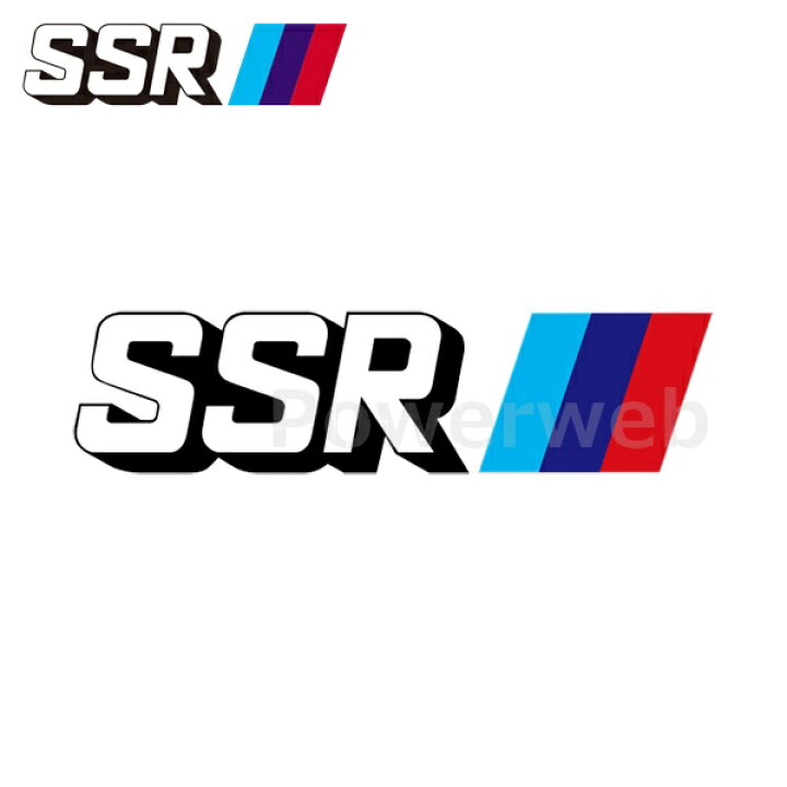 楽天市場】PARTS248 SSR GTV SSR ステッカー W60×H15 1枚 : パワー 