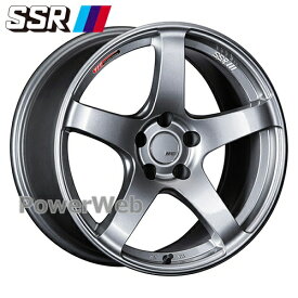 [ホイールのみ単品4本セット] SSR GTV01 17インチ×7.0J PCD：114.3 穴数：5 インセット：50 グレアシルバー