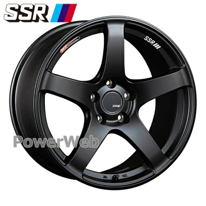 楽天市場】[ホイールのみ単品4本セット] SSR GTV01 18インチ×9.5J PCD 