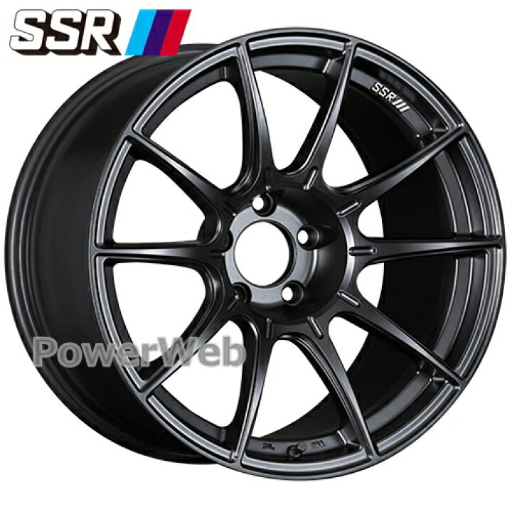 楽天市場】[ホイールのみ単品4本セット] SSR GTX01 18インチ×8.5J PCD 