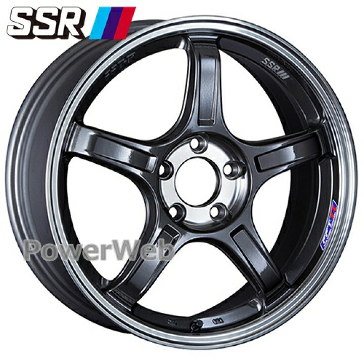 楽天市場】[ホイールのみ単品4本セット] SSR GTX03 18インチ×9.5J PCD 