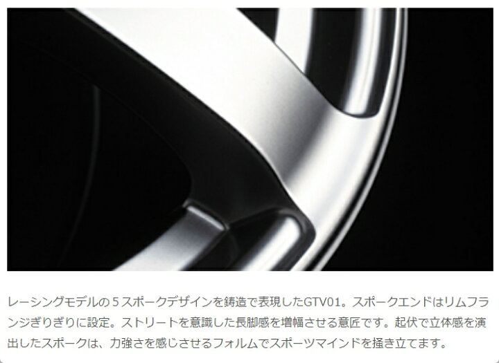 楽天市場】[ホイールのみ単品4本セット] SSR GTV01 18インチ×8.5J PCD 