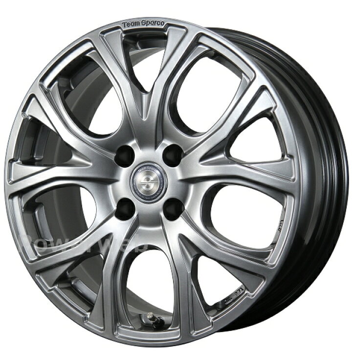 楽天市場】[ホイール1本(単品)] TOPY TeamSPARCO BENEJU 17インチ×7.0J 