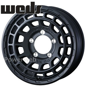 [�z�C�[��1�{(�P�i)] Weds MUD VANCE X TypeF 16�C���`×5.5J PCD�F139.7 �����F5 �C���Z�b�g�F22 �t���}�b�g�u���b�N (FMBK)