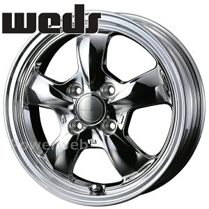 [�z�C�[��1�{(�P�i)] Weds GYRAFT 5S 15�C���`×4.5J PCD�F100 �����F4 �C���Z�b�g�F45 �u���C�g�X�p�b�^�����O (SPT)