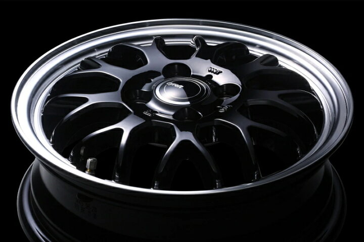 楽天市場】[ホイールのみ単品4本セット] Weds GYRAFT 9M 14インチ×4.5J 