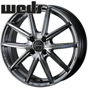 [�z�C�[���̂ݒP�i4�{�Z�b�g] Weds LEONIS NAVIA08 14�C���`×4.5J PCD�F100 �����F4 �C���Z�b�g�F45 �v���~�A���u���b�N (PBK) (�E�F�b�Y ���I�j�X �i���B�A08)