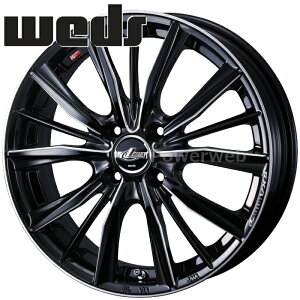 [�z�C�[��1�{(�P�i)] Weds LEONIS VXII 15�C���`×4.5J PCD�F100 �����F4 �C���Z�b�g�F45 �u���b�NSC�}�V�j���O (BKSC) (�E�F�b�Y ���I�j�X VX2)