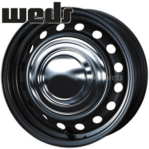 [�z�C�[���̂ݒP�i4�{�Z�b�g] Weds NEO CARROW 15�C���`×6.0J PCD�F139.7 �����F6 �C���Z�b�g�F35 �Z�~�}�b�g�u���b�N/�N���[���L���b�v (SMBK CRMCAP) (�E�F�b�Y �l�I �L����)