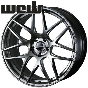 [�z�C�[���̂ݒP�i4�{�Z�b�g] Weds WedsSport SA-27R 19�C���`×8.5J PCD�F114.3 �����F5 �C���Z�b�g�F45 �v���`�i�V���o�[�u���b�N (PSB) (�E�F�b�Y�X�|�[�c SA27R)