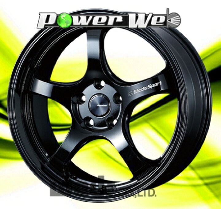 楽天市場】[ホイールのみ単品4本セット] WedsSport / RN05M (GBK) 18 