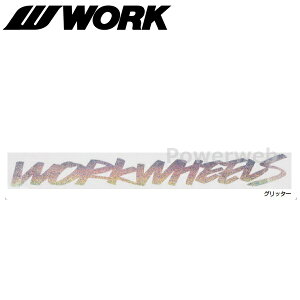 [240115] WORK (���[�N) [WORK WHEELS] �z���O�����X�e�b�J�[ 1LINE 310mm �O���b�^�[