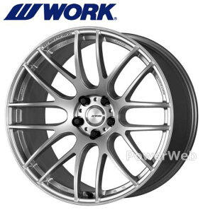 [�z�C�[���̂ݒP�i4�{�Z�b�g] WORK EMOTION M8R 20�C���`×8.5J PCD�F114.3 �����F5 �C���Z�b�g�F38 (�~�h���e�[�p�[) �O�����c�V���o�[ (GZS)