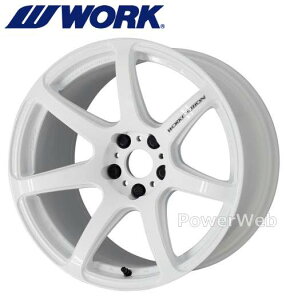 [zC[1{(Pi)] WORK EMOTION T7R 18C`×9.5J PCDF114.3 F5 CZbgF22 (fB[ve[p[) zCg (WHT)