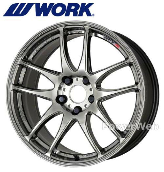 楽天市場】[ホイール1本(単品)] WORK EMOTION CR Kiwami 18インチ×9.5J 