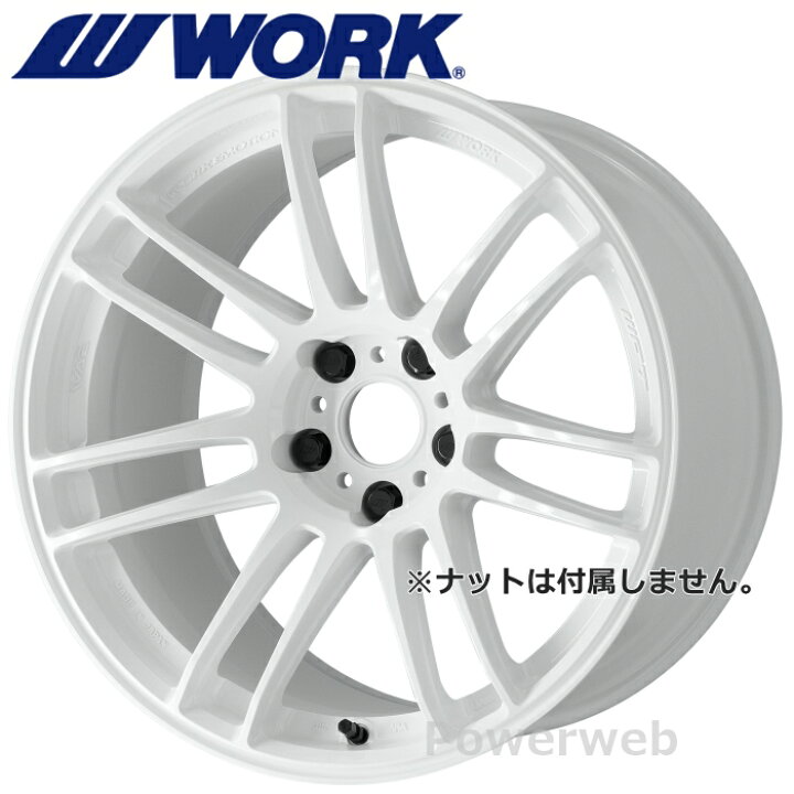 楽天市場】[ホイール1本(単品)] WORK EMOTION ZR7 18インチ×7.5J PCD 