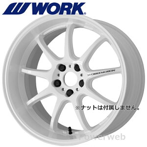 [zC[1{(Pi)] WORK EMOTION D9R 18C`×9.5J PCDF100 F5 CZbgF38 zCg (WHT) [N G[V D9R