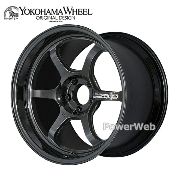 楽天市場】[ホイールのみ単品4本セット] ADVAN Racing R6 20インチ×9.0 
