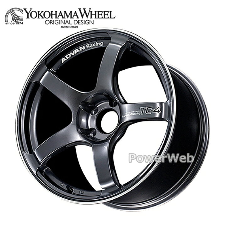 楽天市場】[ホイール1本(単品)] ADVAN Racing TC-4 18インチ×9.5J PCD 