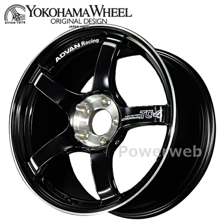 楽天市場】[ホイールのみ単品4本セット] ADVAN Racing TC-4 SE 17 