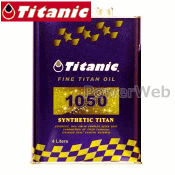 Titanic 定価の67％ＯＦＦ チタニック タイムセール シンセティックチタンオイル 10W-50 化学合成100％ 4L 品番:TG-S4L 4リットル Titanic製品以外同梱不可