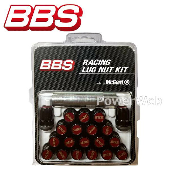 楽天市場】BBS PLGM15BKR マックガード社製 レーシングラグナット 