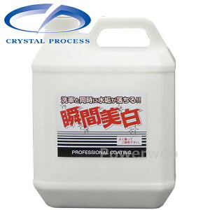 CRYSTAL PROCESS 瞬間美白 ホワイト・淡色車専用 4L F02400