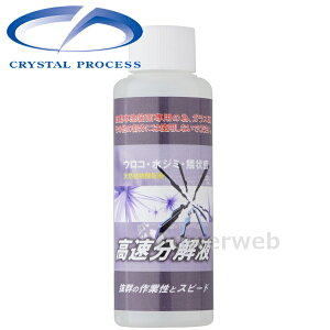 CRYSTAL PROCESS 高速分解液 ウォータースポット除去 100ml F05010