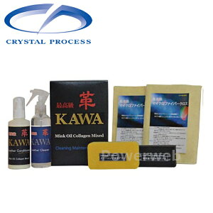 CRYSTAL PROCESS 最高級KAWAセット 革製品クリーニングメンテナンスセット 1組 N10050
