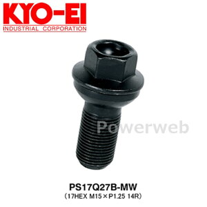KYO-EI PS17Q27B-MW �r���b�N ���O�{���g 17HEX 14R M15×P1.25 27mm �u���b�N �����Z�f�X�x���c 1�{